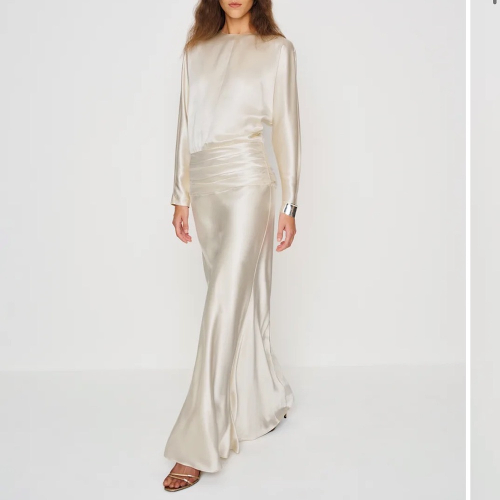 Reformation Esmee Silk Dress